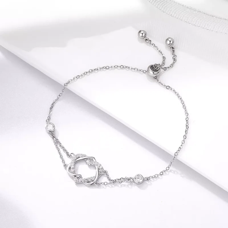 (bild till) Pandora Stil Armband Älskar Kardiogram - Scb022 - View 5