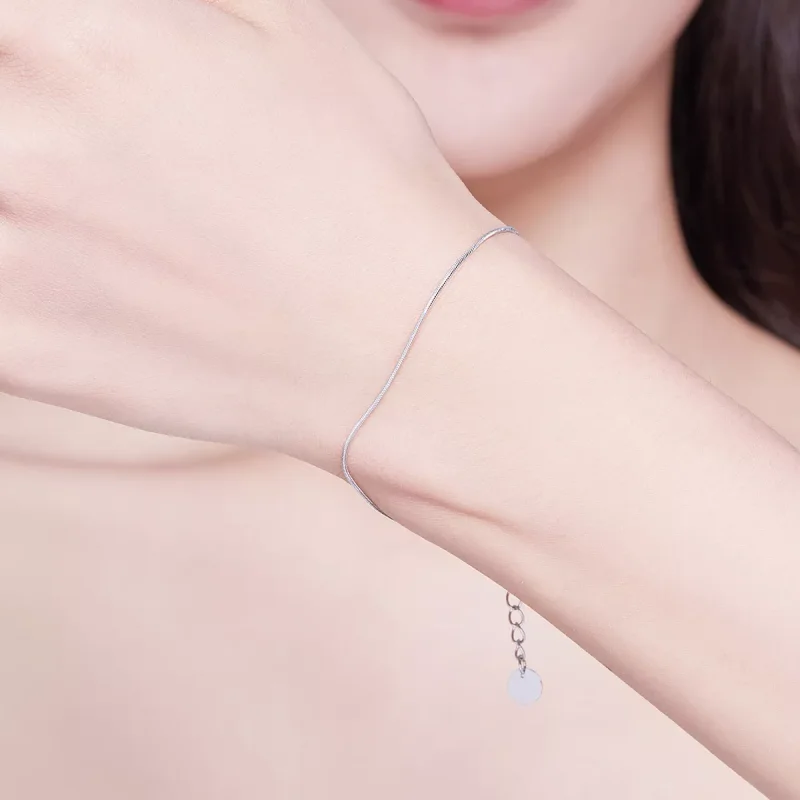 (bild till) Pandora Stil Armband Ormkedja - Scb153 - View 2