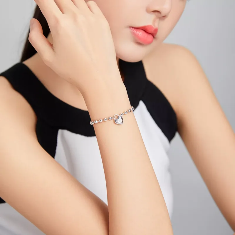 (bild till) Pandora Stil Armband Pärlkedja - Scb203 - View 6