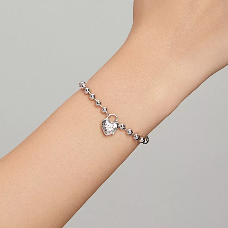 (bild till) Pandora Stil Armband Pärlkedja - Scb203 - View 7