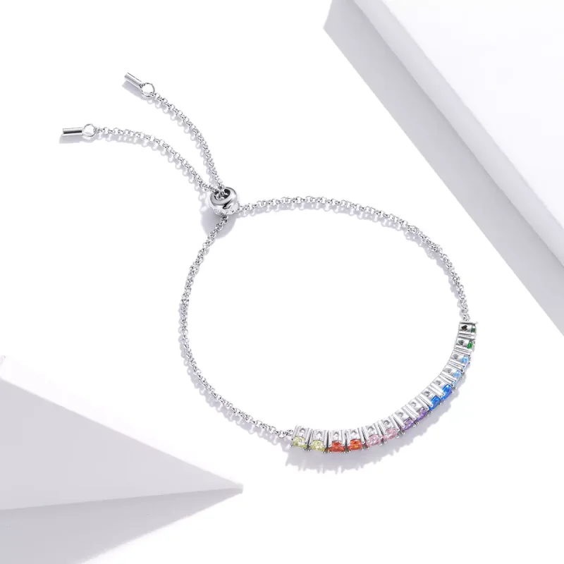 (bild till) Pandora Stil Armband Rainbow Bridge - Scb213 - View 2
