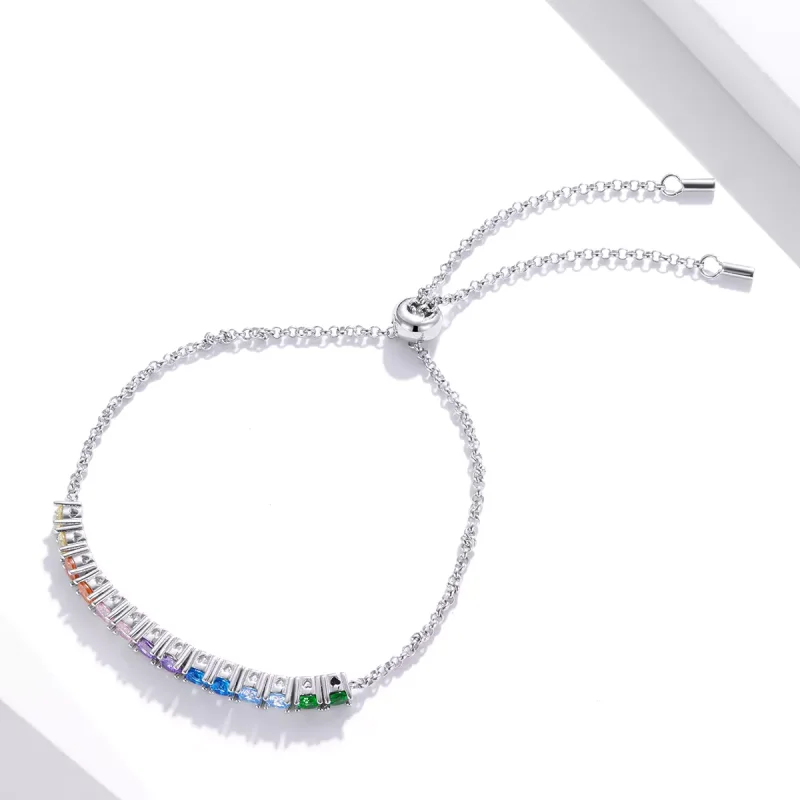 (bild till) Pandora Stil Armband Rainbow Bridge - Scb213 - View 3