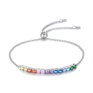 (bild till) Pandora Stil Armband Rainbow Bridge - Scb213