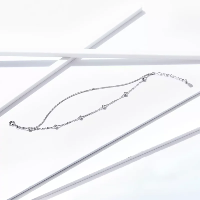 (bild till) Pandora Stil Armband Små Pärlor - Scb131 - View 2