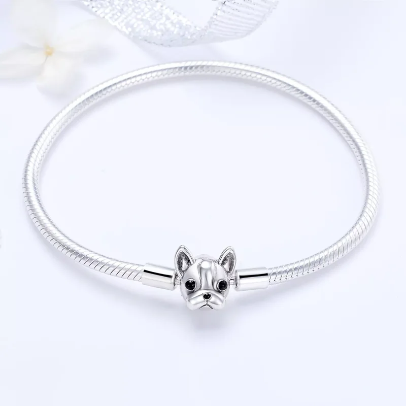 (bild till) Pandora Stil Armband Söt Bulldog - Scb075 - View 3