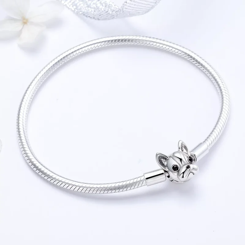 (bild till) Pandora Stil Armband Söt Bulldog - Scb075 - View 6