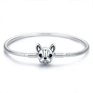 (bild till) Pandora Stil Armband Söt Bulldog - Scb075