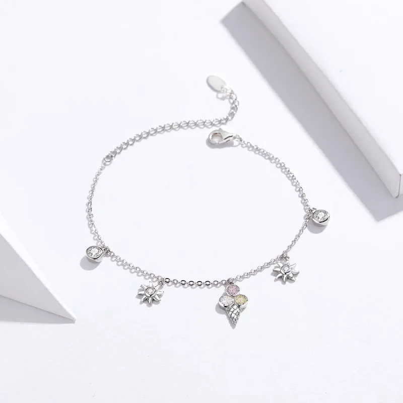 (bild till) Pandora Stil Armband Söt Glass - Scb139 - View 5