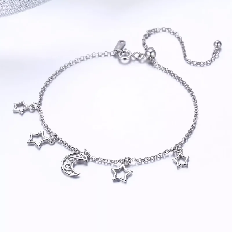 (bild till) Pandora Stil Armband Stjärnbeströdd Himmel - Scb107 - View 4