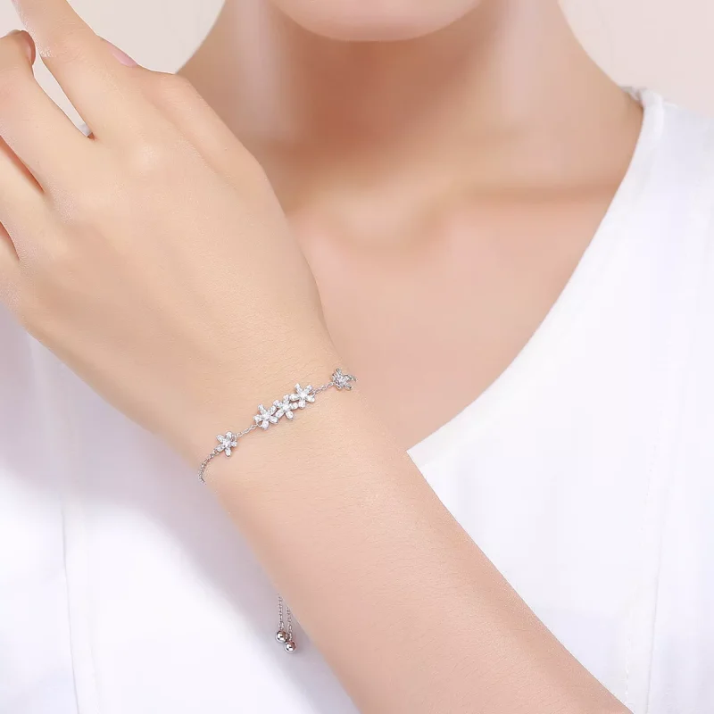 (bild till) Pandora Stil Armband Tusensköna - Scb084 - View 2