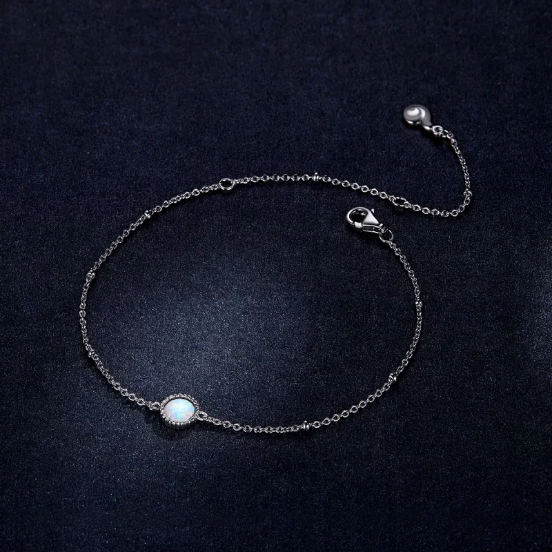 (bild till) Pandora Stil Armband Underbar Opal - Bsb054 - View 5