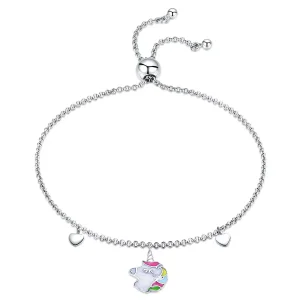 (bild till) Pandora Stil Armband Unicorn Minne - Scb106