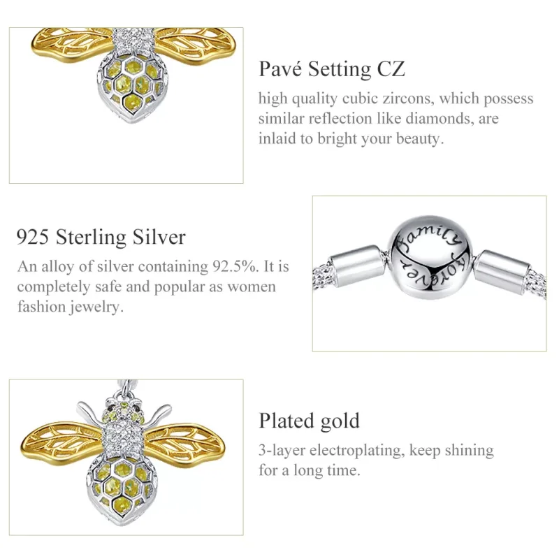 (bild till) Pandora Stil Armring Bi - Scb830 - View 6