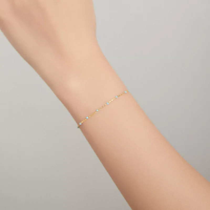(bild till) Pandora Stil Armring Bohmian 14 Karats Guldpläterad - Scb212 - View 7
