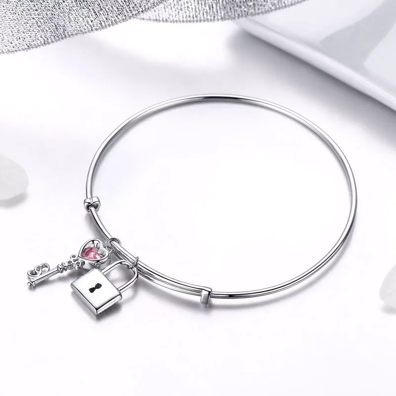 (bild till) Pandora Stil Armring Love Lock - Scb127 - View 3