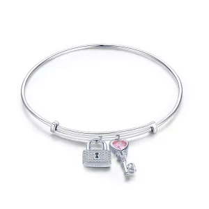 (bild till) Pandora Stil Armring Love Lock - Scb127