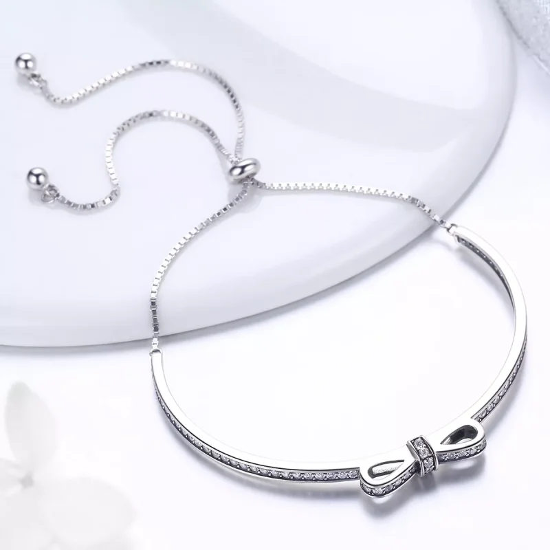 (bild till) Pandora Stil Armring Sweet Bow - Scb108 - View 3