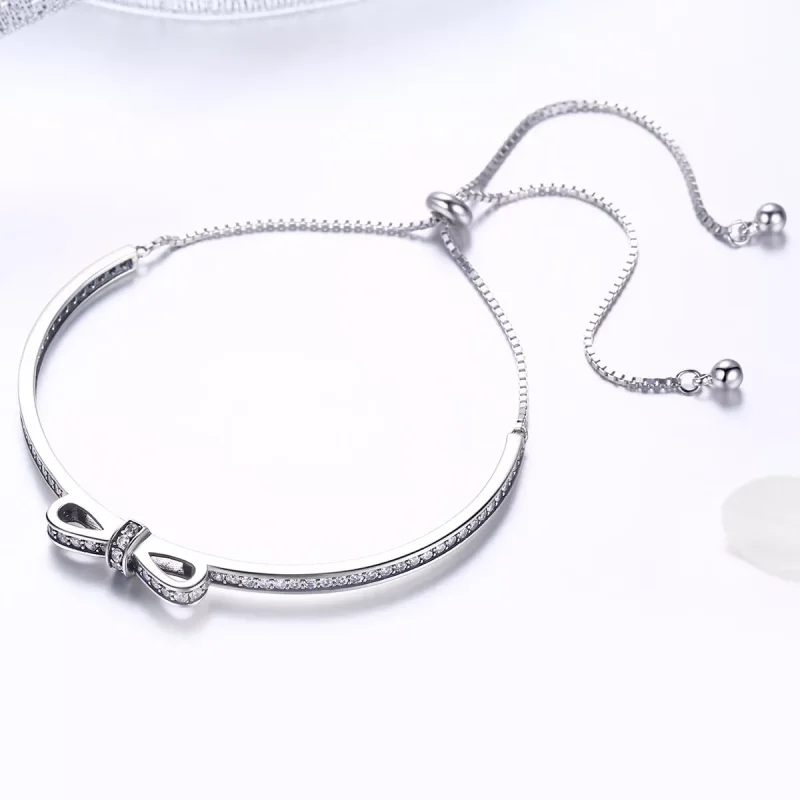 (bild till) Pandora Stil Armring Sweet Bow - Scb108 - View 4