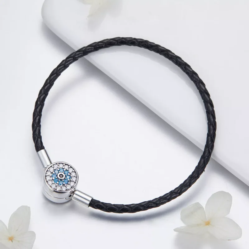(bild till) Pandora Stil Läderarmband Magiska Mysterier - Scb113 - View 3