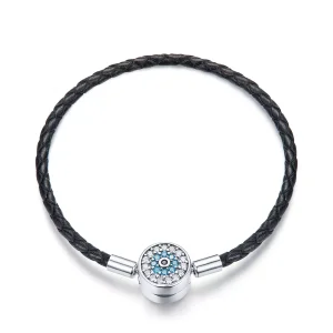 (bild till) Pandora Stil Läderarmband Magiska Mysterier - Scb113