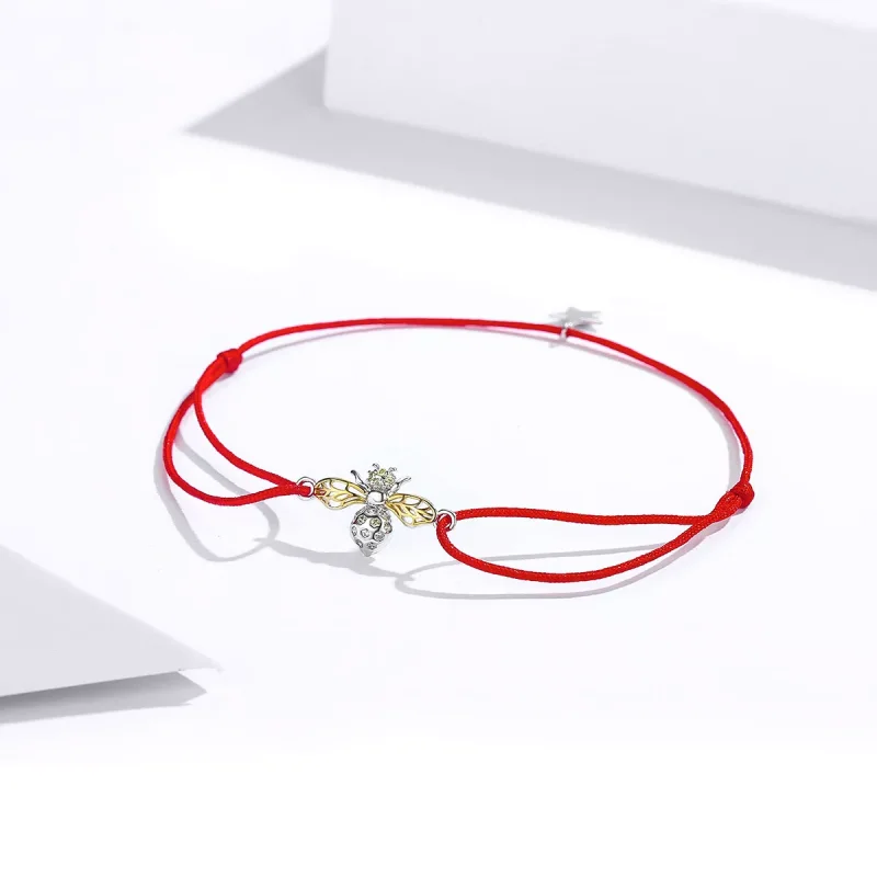 (bild till) Pandora Stil Sladd Armband Bi - Scb156 - View 3