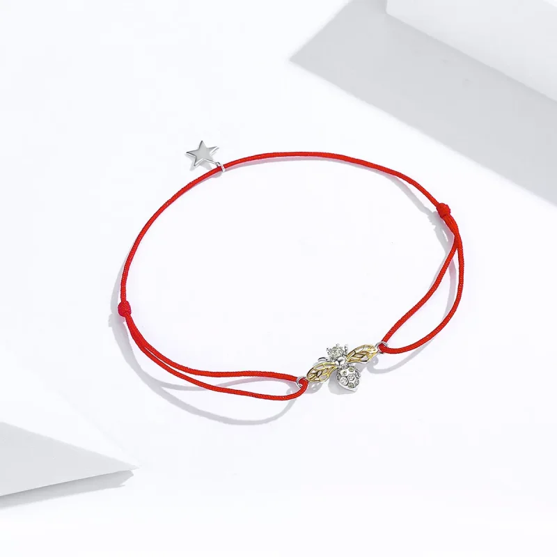 (bild till) Pandora Stil Sladd Armband Bi - Scb156 - View 4