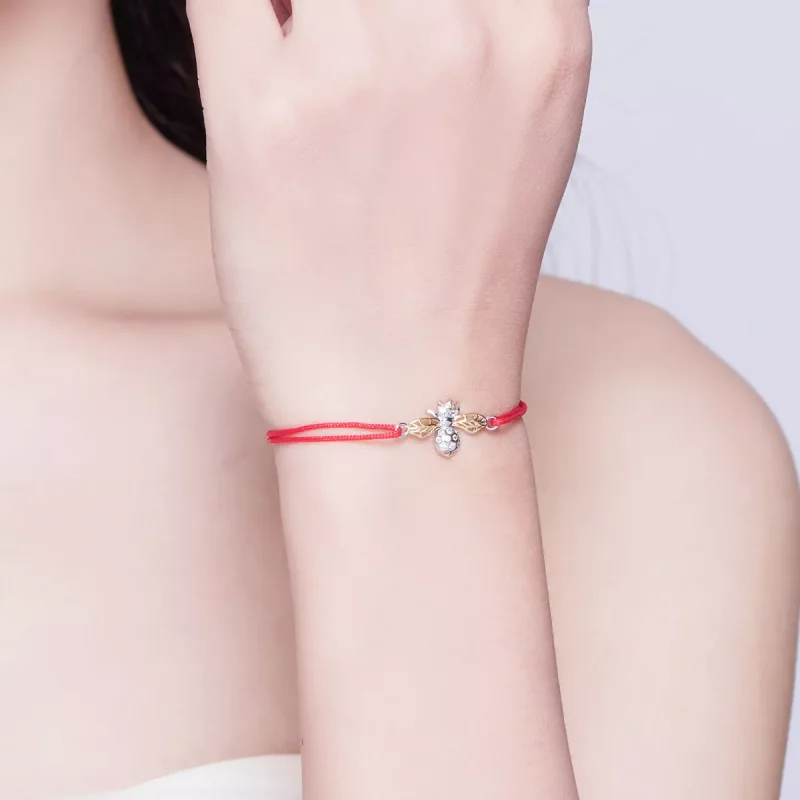 (bild till) Pandora Stil Sladd Armband Bi - Scb156 - View 5