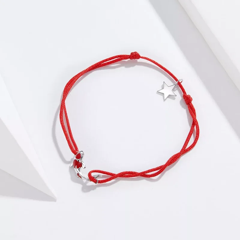 (bild till) Pandora Stil Sladd Armband Lucky Carp - Scb145 - View 3