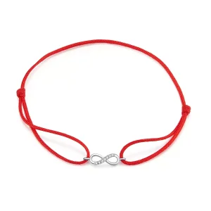 (bild till) Pandora Stil Sladd Armband Oändlig Kärlek - Scb176