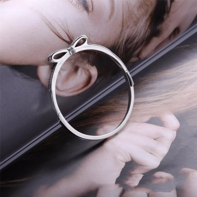 (bild till) Pandora Armring Mousserande Rosett - 590536Cz - View 2