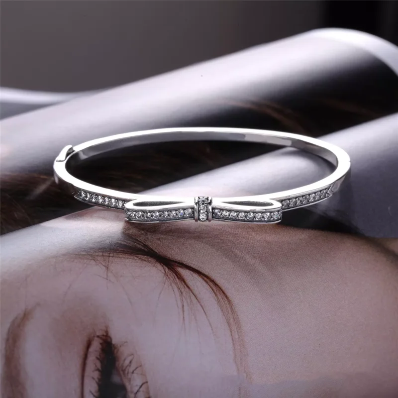 (bild till) Pandora Armring Mousserande Rosett - 590536Cz - View 3