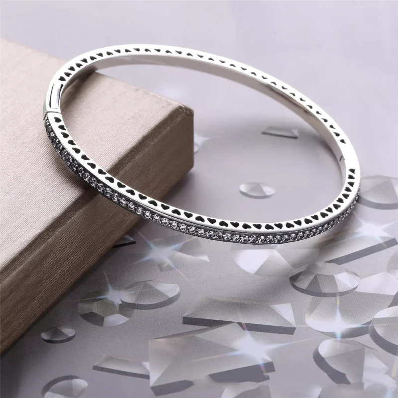 (bild till) Pandora Armring Strålande Hjärtan - 590537En66 - View 4