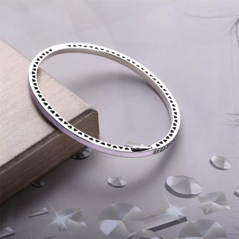 (bild till) Pandora Armring Strålande Hjärtan - 590537En68 - View 3