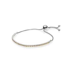 (bild till) PANDORA Golden Sparkling Strand Armband 590524CCZ