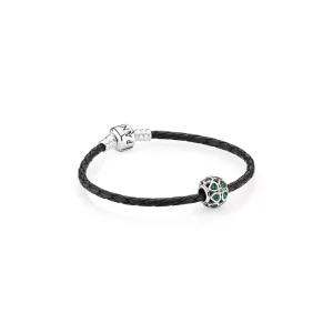 (bild till) Pandora Läderarmband Klöver Pärl, Klöver - R900091