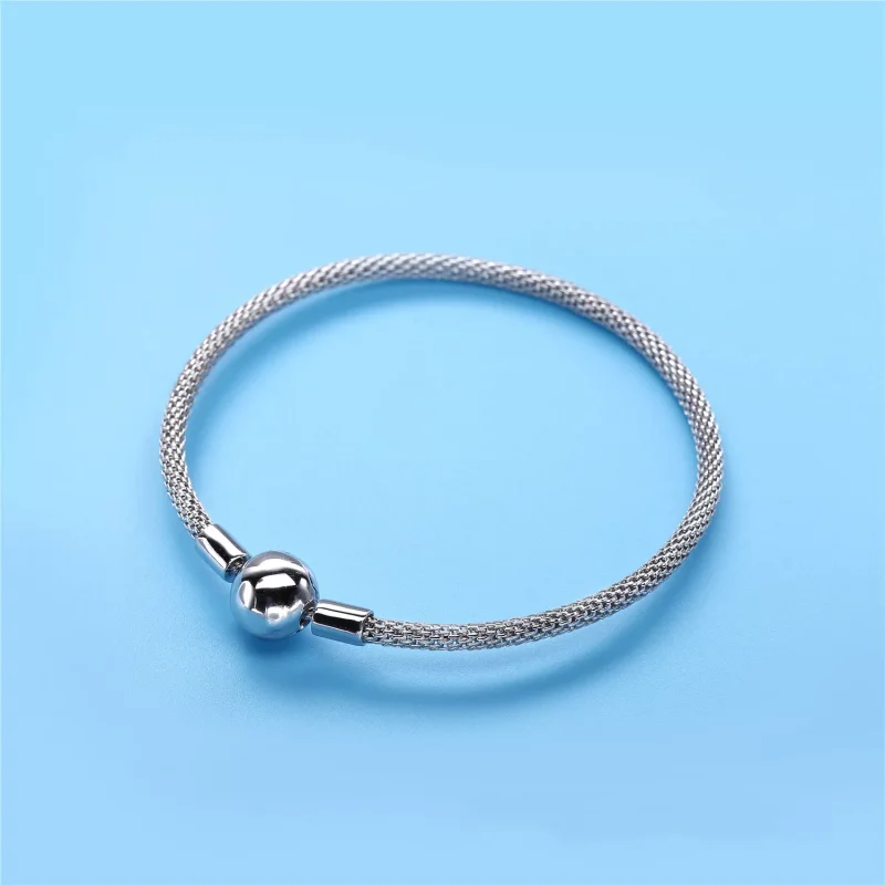 (bild till) PANDORA Moments Mesh Armband 596543 - View 2