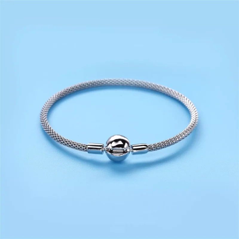(bild till) PANDORA Moments Mesh Armband 596543 - View 3