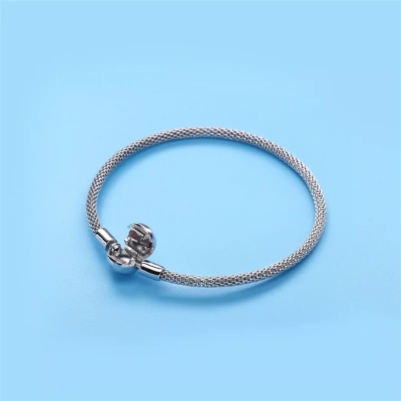 (bild till) PANDORA Moments Mesh Armband 596543 - View 4