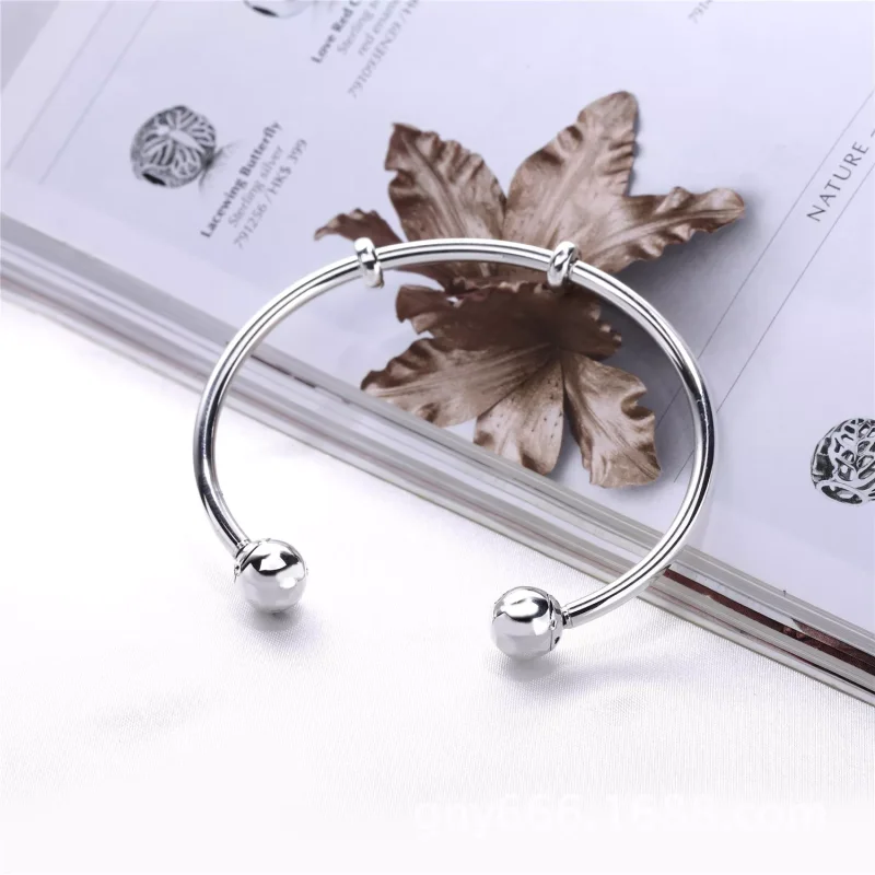(bild till) PANDORA Moments Öppen armring 596477 - View 2