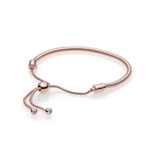 (bild till) PANDORA Moments Snake Chain Slider Armband 587125CZ