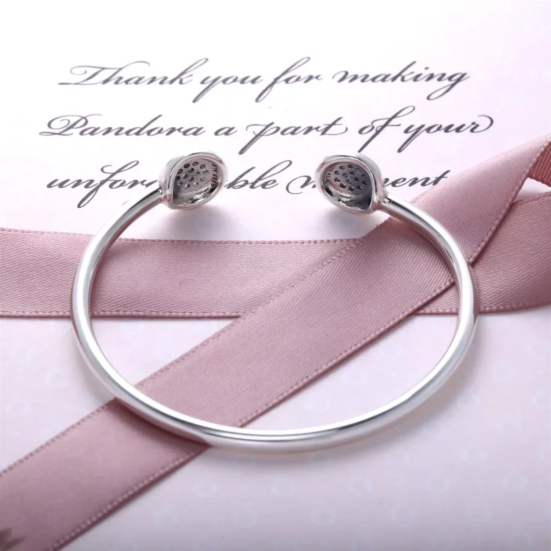(bild till) Pandora Öppen Armring Signatur Öppen - 590528Cz - View 3