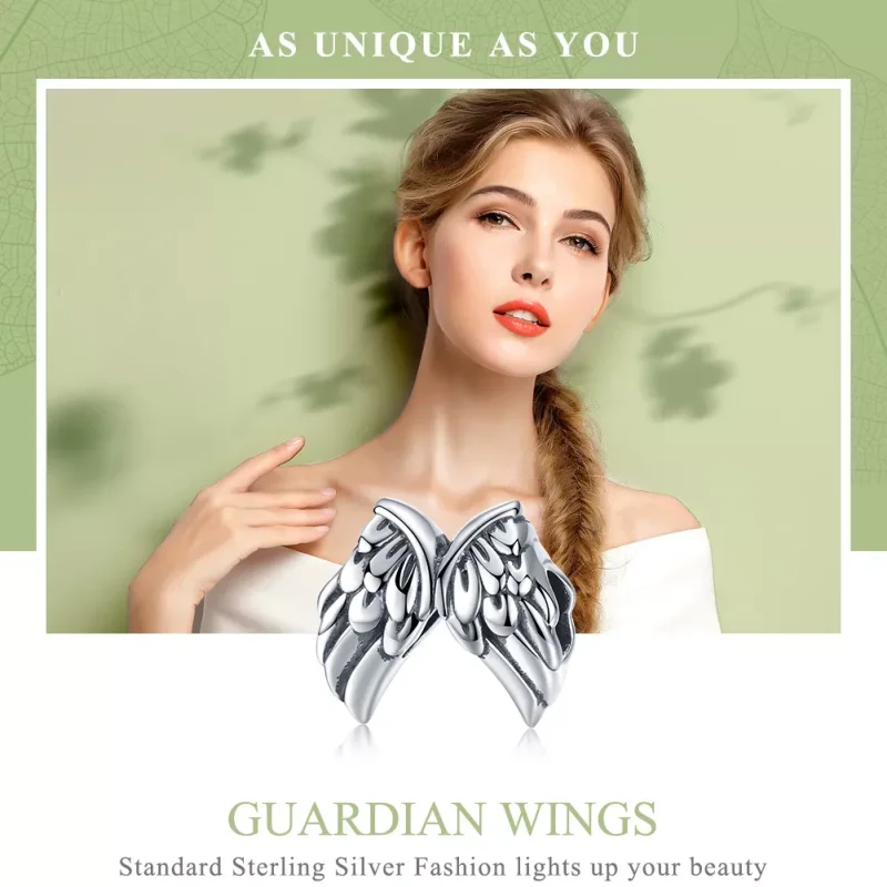 (bild till) Pandora Stil Berlock Angel Wing - Scc1091 - View 2