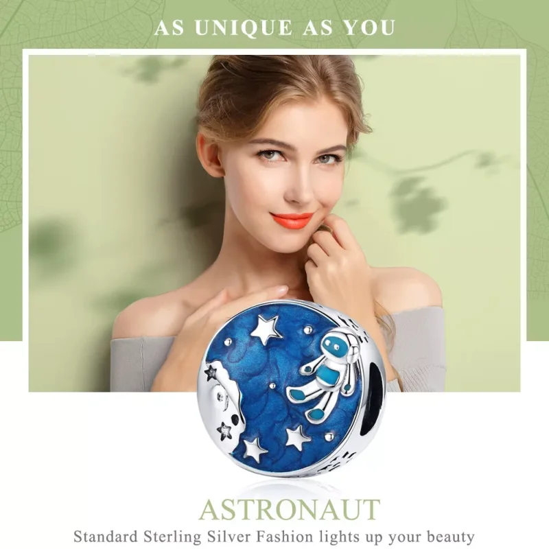 (bild till) Pandora Stil Berlock Astronaut - Scc1148 - View 2