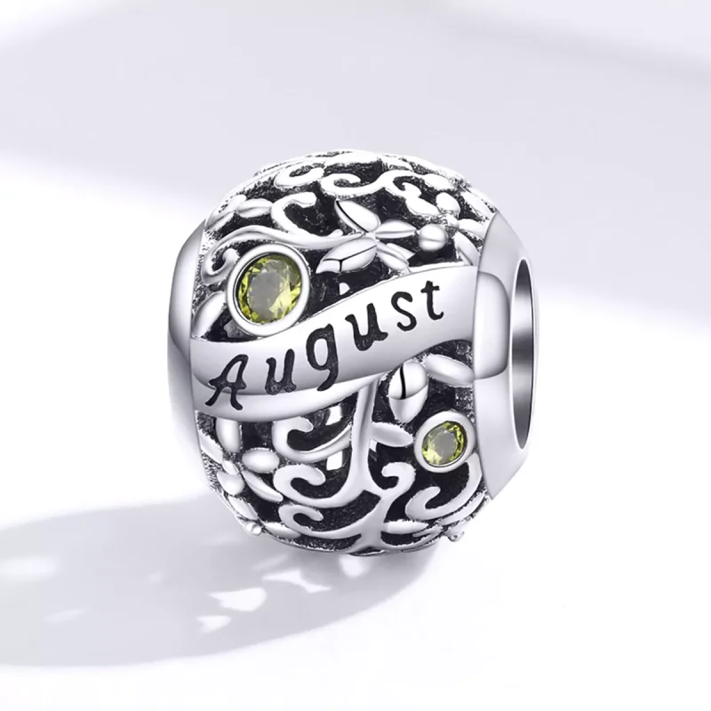 (bild till) Pandora Stil Berlock August Peridot Birthstone - Scc1385-8 - View 4