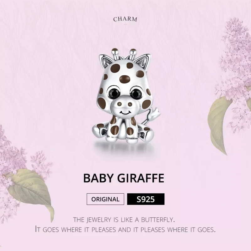 (bild till) Pandora Stil Berlock Baby Giraff - Scc1691 - View 6