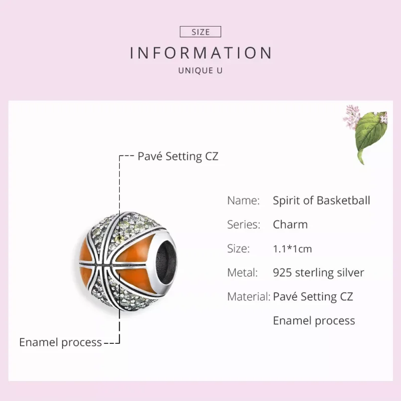 (bild till) Pandora Stil Berlock Basketens Anda - Scc1506 - View 7