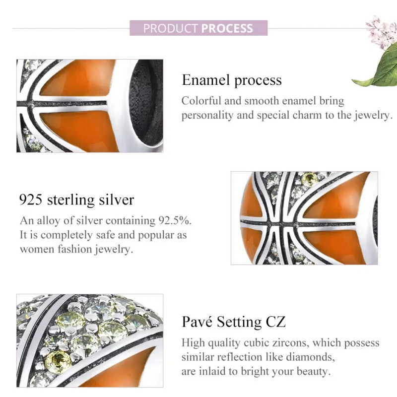 (bild till) Pandora Stil Berlock Basketens Anda - Scc1506 - View 8