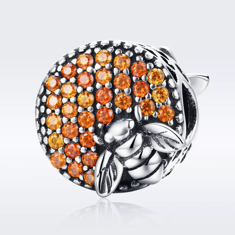 (bild till) Pandora Stil Berlock Bee House - Scc654 - View 2