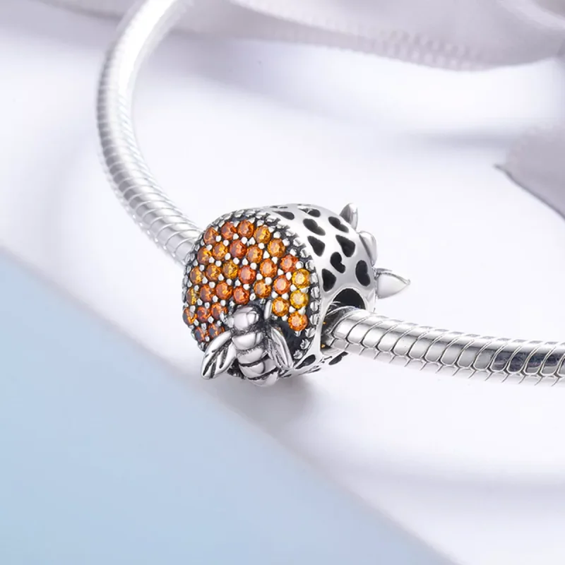 (bild till) Pandora Stil Berlock Bee House - Scc654 - View 4