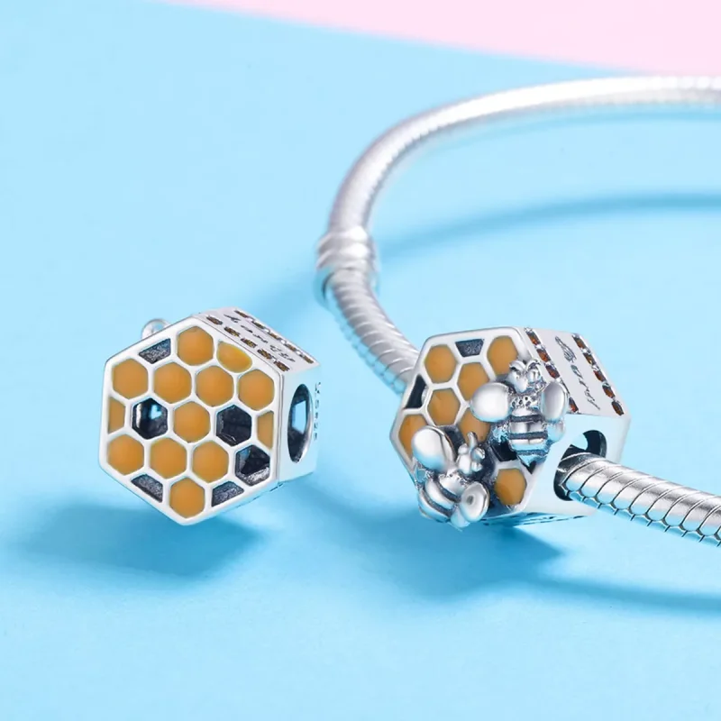 (bild till) Pandora Stil Berlock Bikupa - Scc500 - View 5
